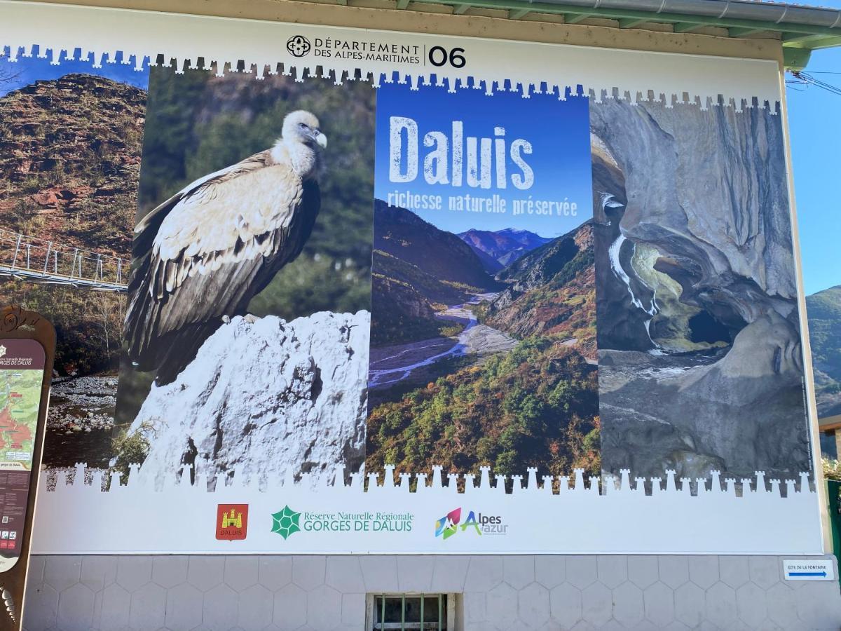 Gite De La Fontaine Gorges De Daluis 外观 照片